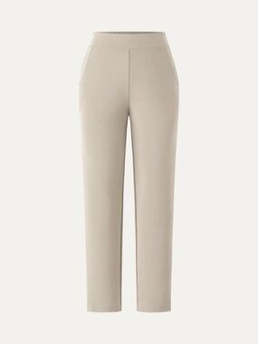 NWT OGL Mid Rise Pull-on Tapered Pants with Pockets in Morning mist (cream?
